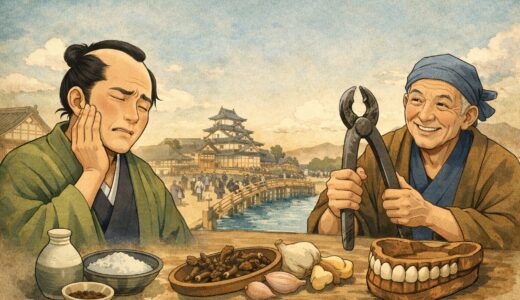 江戸時代の歯の治療とは？虫歯になったときの対処法と現代との違い